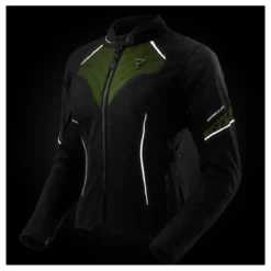 Kurtka tekstylna damska REBELHORN JAX LADY BLACK/FLUO YELLOW czarny żółty fluo