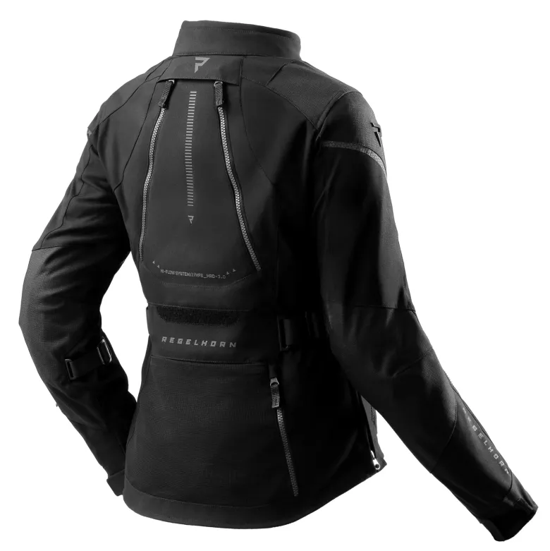 Kurtka tekstylna damska REBELHORN HARDY 3.0 LADY BLACK czarny