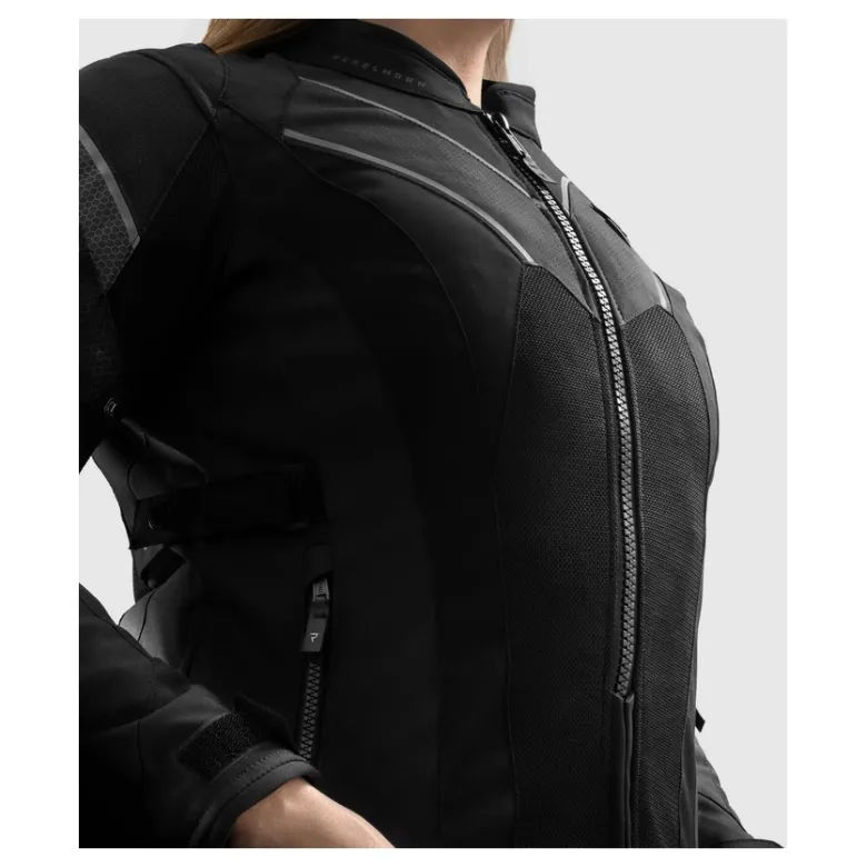 Kurtka tekstylna damska REBELHORN HIFLOW V LADY BLACK czarny