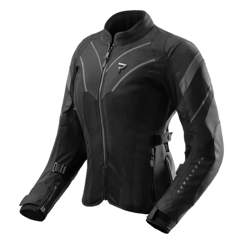 Kurtka tekstylna damska REBELHORN HIFLOW V LADY BLACK czarny