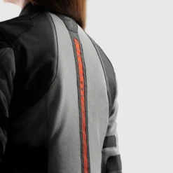 Kurtka tekstylna damska REBELHORN SCANDAL 3 LADY BLACK/DARK GREY/RED czarny szary czerwony