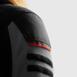 Kurtka tekstylna damska REBELHORN SCANDAL 3 LADY BLACK/DARK GREY/RED czarny szary czerwony