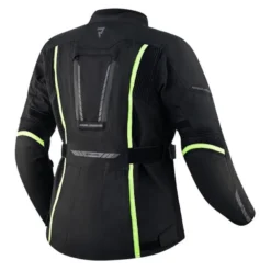 Kurtka tekstylna damska REBELHORN HIKER III LADY BLACK/FLO YELLOW czarny żółty fluo