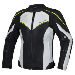 Kurtka tekstylna damska REBELHORN HIFLOW IV LADY BLACK/SILVER/FLO YELLOW czarny srebrny szary żółty fluo