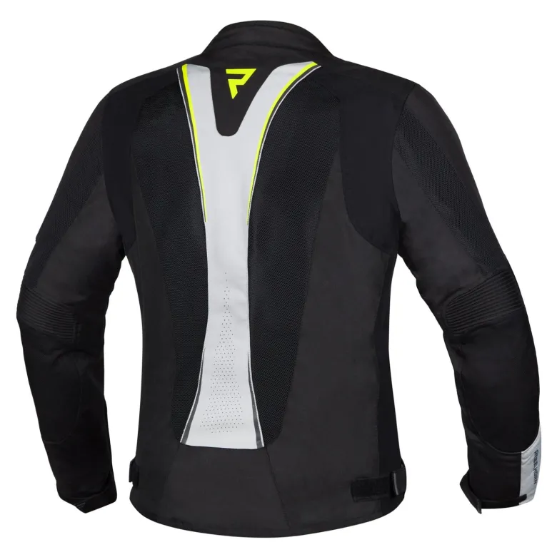 Kurtka tekstylna damska REBELHORN HIFLOW IV LADY BLACK/SILVER/FLO YELLOW czarny srebrny szary żółty fluo
