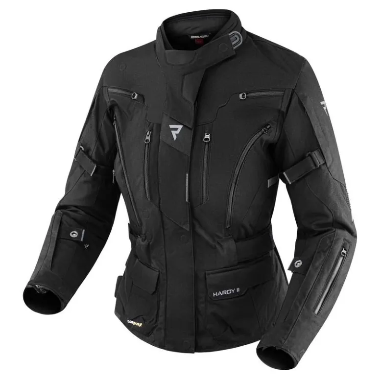 Kurtka tekstylna damska REBELHORN HARDY II LADY BLACK czarny