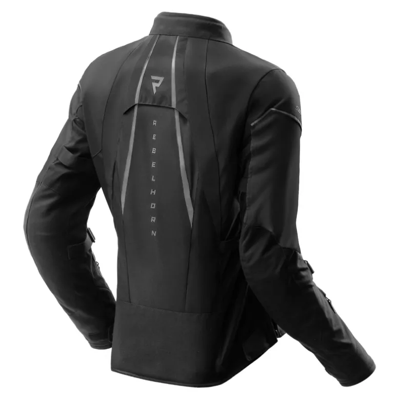 Kurtka tekstylna damska REBELHORN SWIFT LADY BLACK czarny