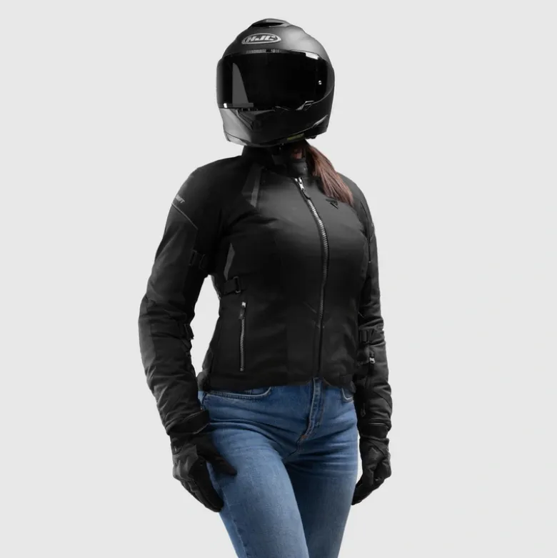 Kurtka tekstylna damska REBELHORN SWIFT LADY BLACK czarny