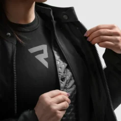 Kurtka tekstylna damska REBELHORN SWIFT LADY BLACK czarny