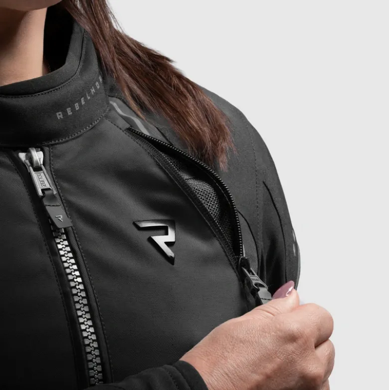 Kurtka tekstylna damska REBELHORN SWIFT LADY BLACK czarny