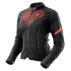 Kurtka tekstylna damska REBELHORN JAX LADY BLACK/RED czarny czerwony