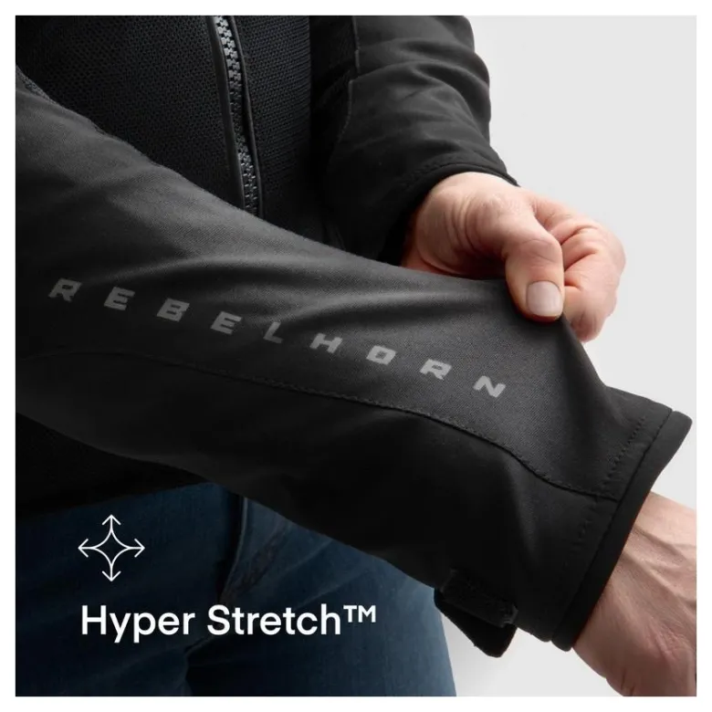 Kurtka tekstylna damska REBELHORN JAX LADY BLACK czarny