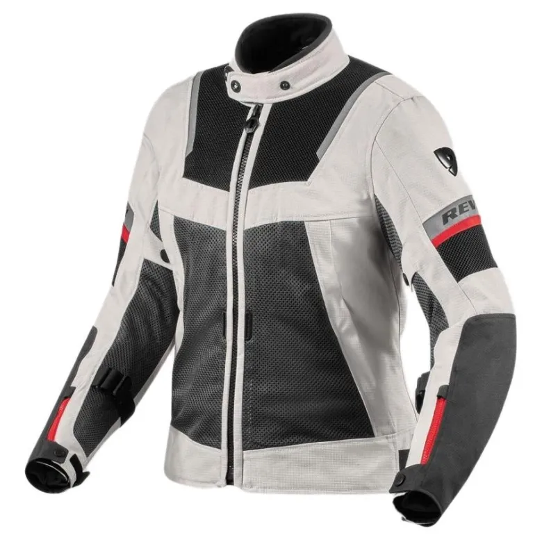 Kurtka tekstylna damska REVIT TORNADO 4 LADY H2O SILVER/BLACK srebrny czarny czerwony
