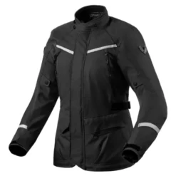 Kurtka tekstylna damska REVIT VOLTIAC 3 H2O LADY BLACK/SILVER czarny srebrny