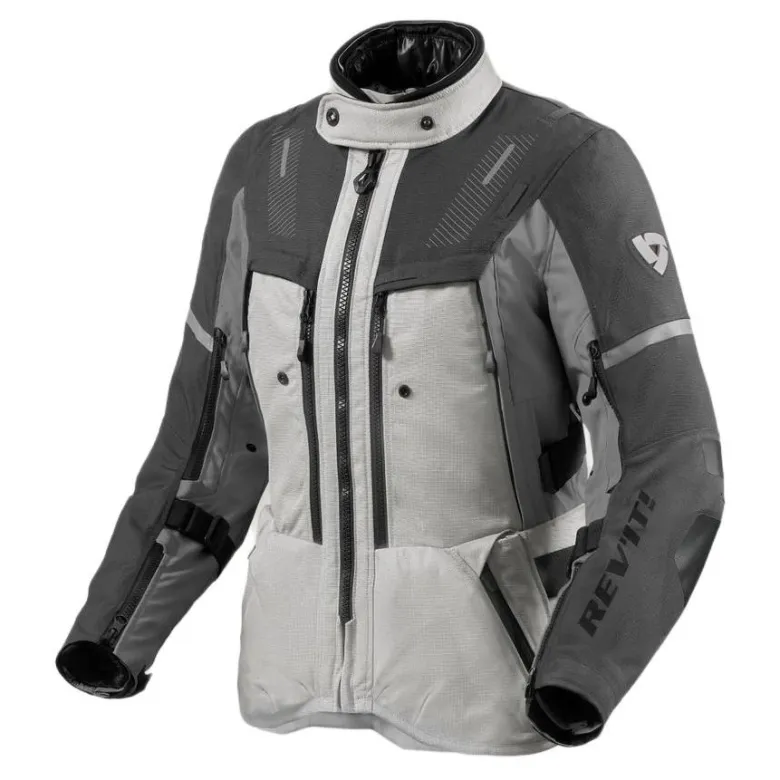 Kurtka tekstylna damska REVIT SAND 5 H2O LADY SILVER/ANTHRACITE srebrny szary