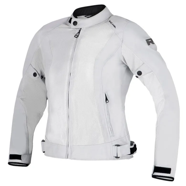 Kurtka tekstylna damska RICHA AIRSUMMER LADY LIGHT GREY szary