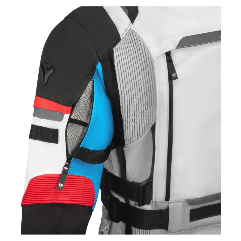 Kurtka tekstylna damska SECA ARRAKIS III LADY GREY/BLUE/RED szary niebieski czerwony