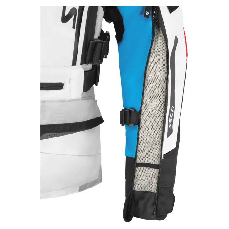 Kurtka tekstylna damska SECA ARRAKIS III LADY GREY/BLUE/RED szary niebieski czerwony
