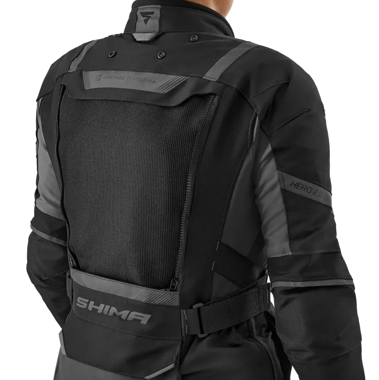 Kurtka tekstylna damska SHIMA HERO 2.0 LADY BLACK czarny