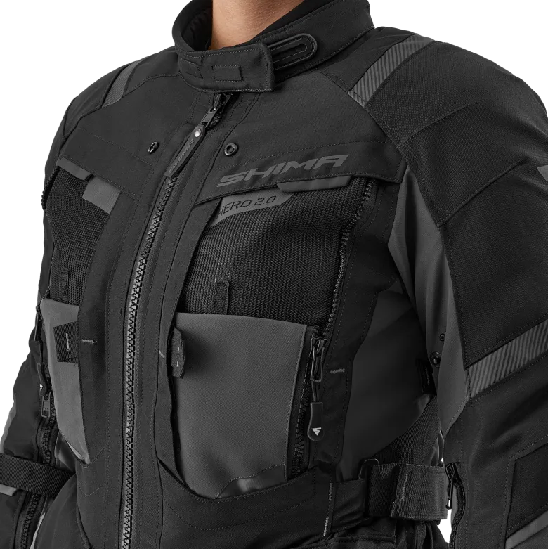 Kurtka tekstylna damska SHIMA HERO 2.0 LADY BLACK czarny