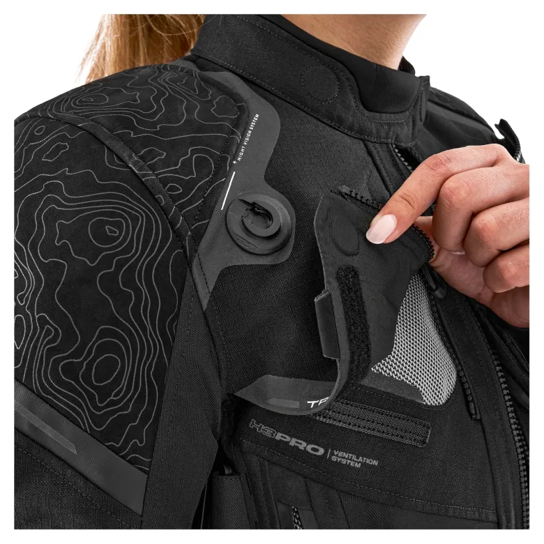 Kurtka tekstylna damska SHIMA TRACKER LADY BLACK czarny
