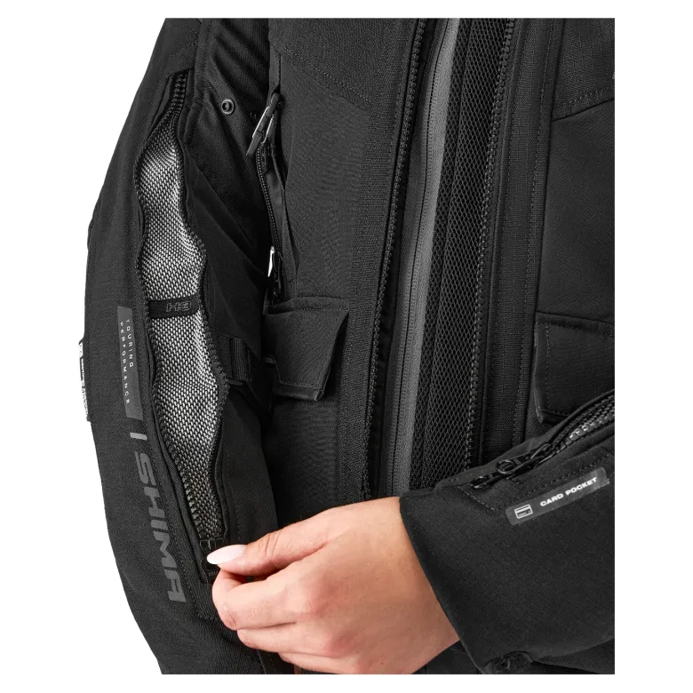 Kurtka tekstylna damska SHIMA TRACKER LADY BLACK czarny