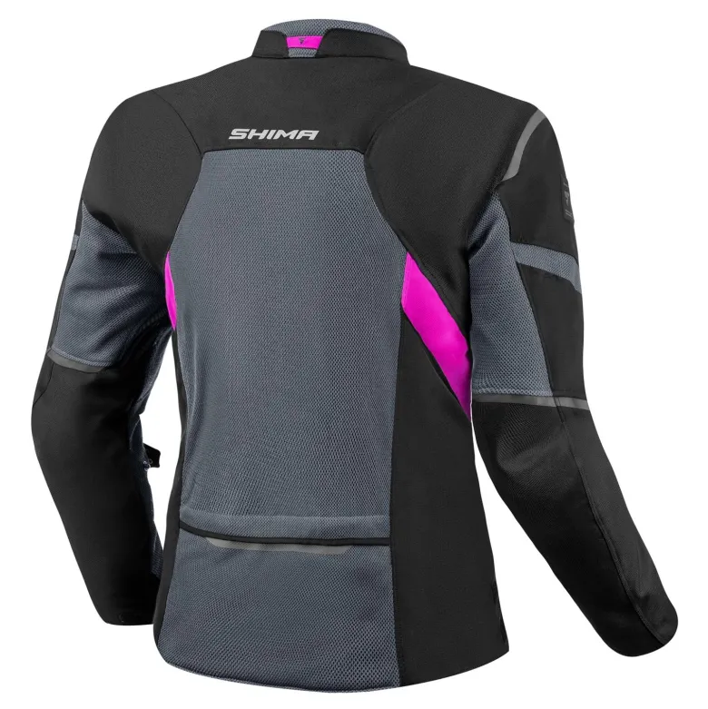 Kurtka tekstylna damska SHIMA RUSH 2.0 VENTED LADY PINK szary różowy czarny