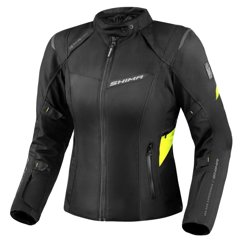 Kurtka tekstylna damska SHIMA RUSH 2.0 LADY FLUO czarny żółty fluo