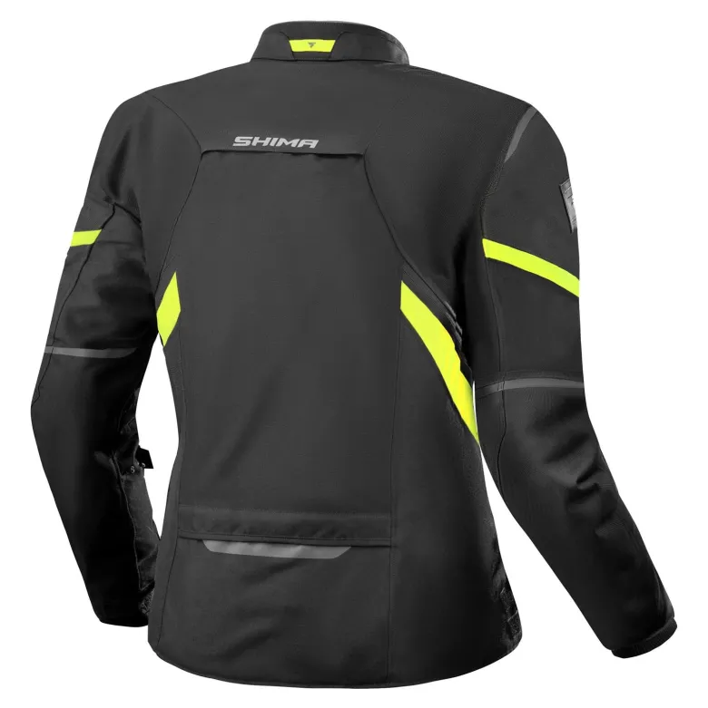 Kurtka tekstylna damska SHIMA RUSH 2.0 LADY FLUO czarny żółty fluo