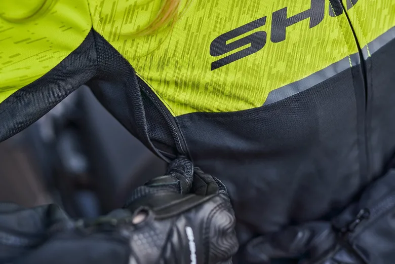 Kurtka tekstylna damska SHIMA DRIFT LADY FLUO żółty fluo czarny