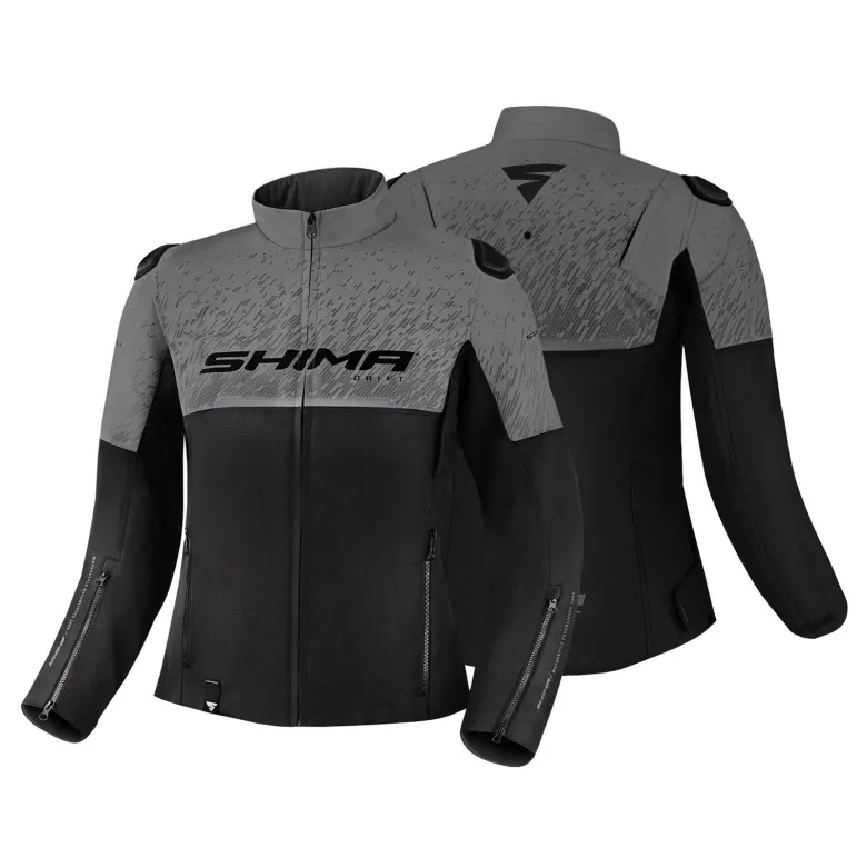 Kurtka tekstylna damska SHIMA DRIFT LADY GREY szary czarny