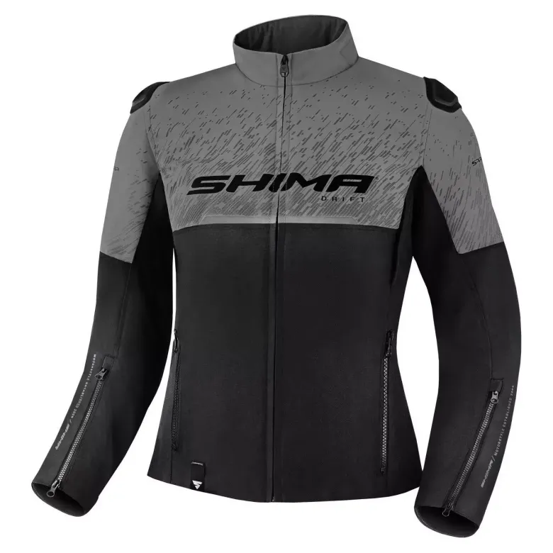 Kurtka tekstylna damska SHIMA DRIFT LADY GREY szary czarny