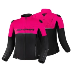 Kurtka tekstylna damska SHIMA DRIFT LADY PINK różowy czarny