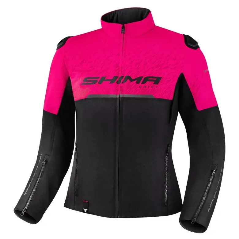 Kurtka tekstylna damska SHIMA DRIFT LADY PINK różowy czarny