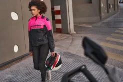 Kurtka tekstylna damska SHIMA DRIFT LADY PINK różowy czarny