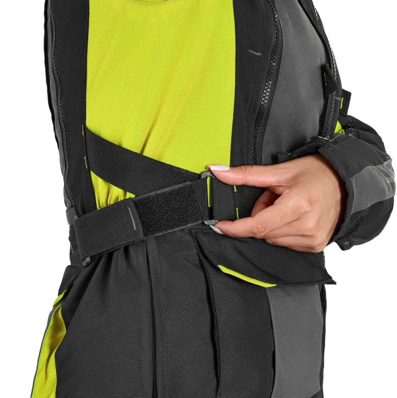 Kurtka tekstylna damska SHIMA HERO 2.0 LADY FLUO czarny szary żółty fluo