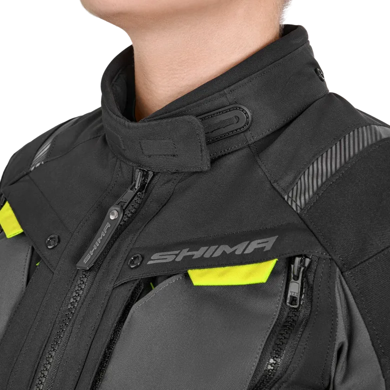 Kurtka tekstylna damska SHIMA HERO 2.0 LADY FLUO czarny szary żółty fluo