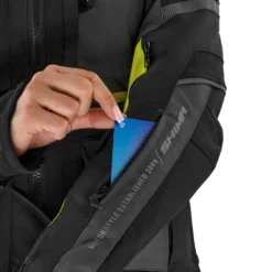 Kurtka tekstylna damska SHIMA HERO 2.0 LADY FLUO czarny szary żółty fluo