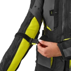 Kurtka tekstylna damska SHIMA HERO 2.0 LADY FLUO czarny szary żółty fluo