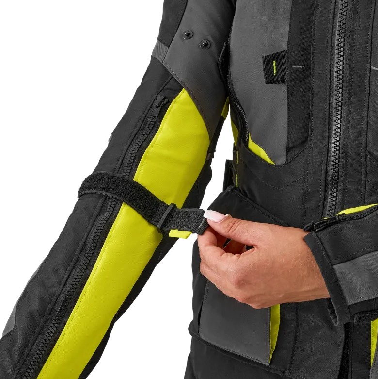 Kurtka tekstylna damska SHIMA HERO 2.0 LADY FLUO czarny szary żółty fluo