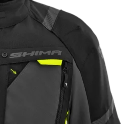 Kurtka tekstylna damska SHIMA HERO 2.0 LADY FLUO czarny szary żółty fluo