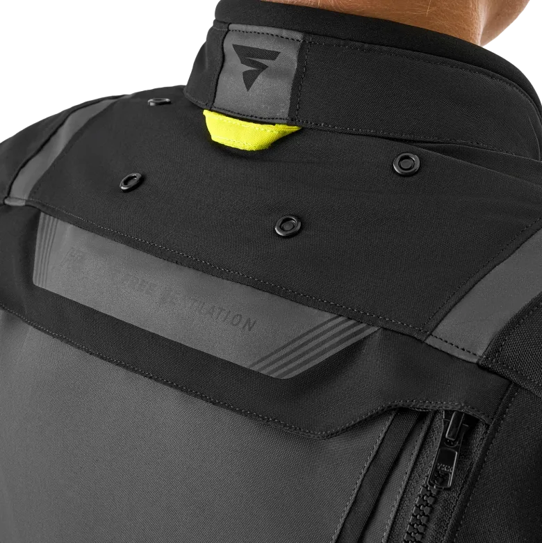 Kurtka tekstylna damska SHIMA HERO 2.0 LADY FLUO czarny szary żółty fluo