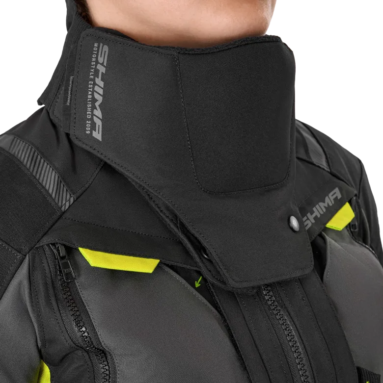 Kurtka tekstylna damska SHIMA HERO 2.0 LADY FLUO czarny szary żółty fluo