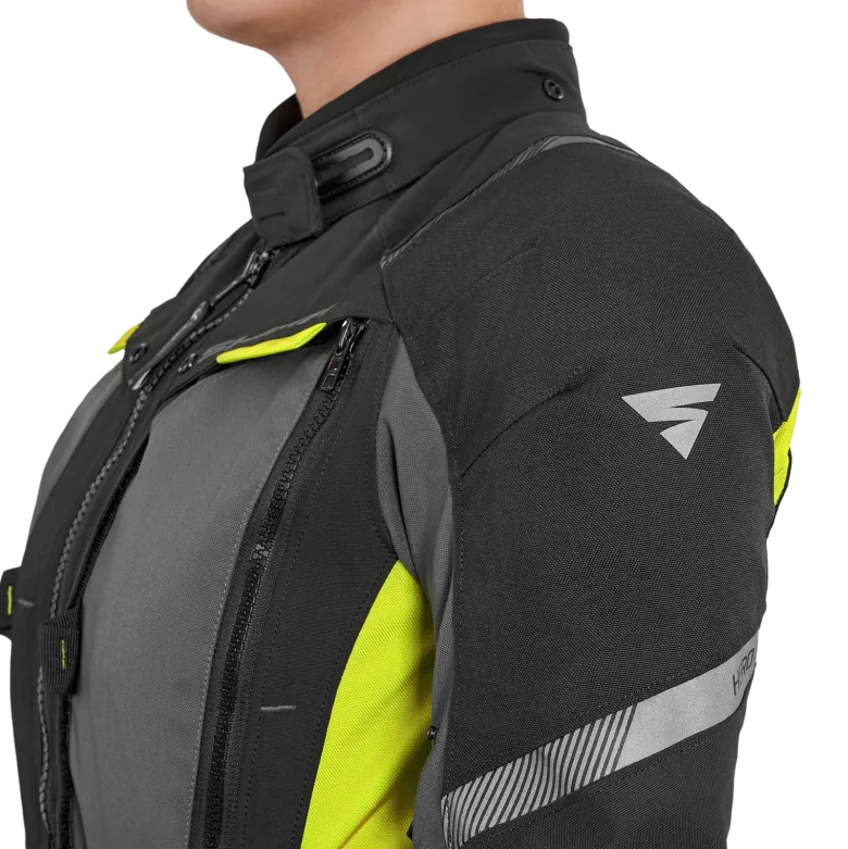 Kurtka tekstylna damska SHIMA HERO 2.0 LADY FLUO czarny szary żółty fluo