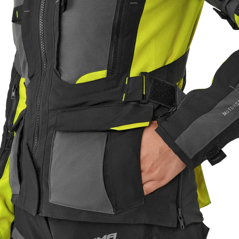 Kurtka tekstylna damska SHIMA HERO 2.0 LADY FLUO czarny szary żółty fluo