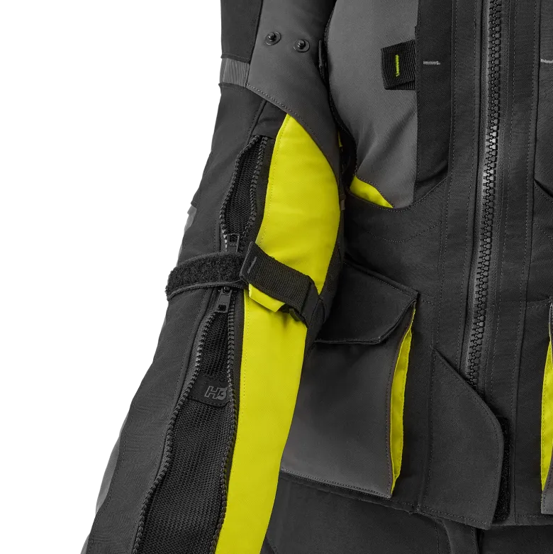 Kurtka tekstylna damska SHIMA HERO 2.0 LADY FLUO czarny szary żółty fluo