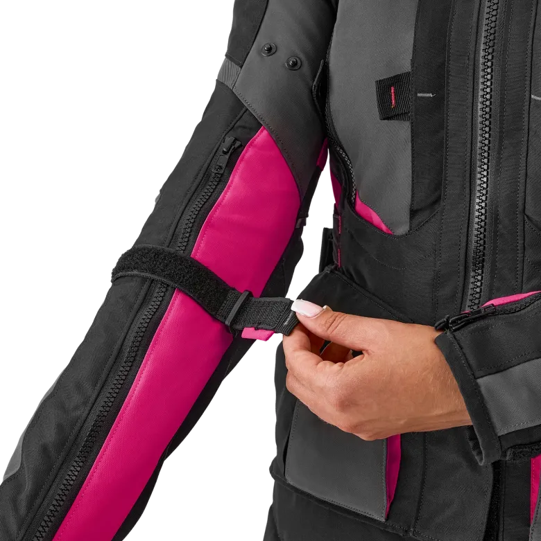 Kurtka tekstylna damska SHIMA HERO 2.0 LADY PINK czarny szary różowy