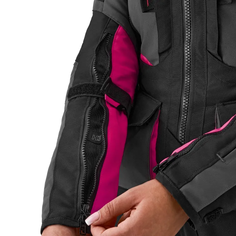 Kurtka tekstylna damska SHIMA HERO 2.0 LADY PINK czarny szary różowy