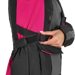 Kurtka tekstylna damska SHIMA HERO 2.0 LADY PINK czarny szary różowy