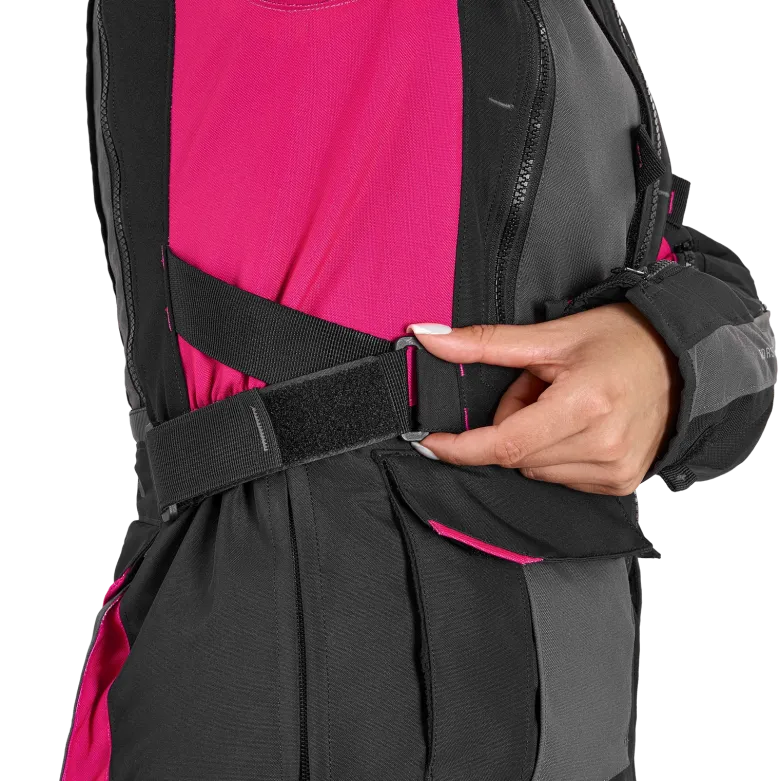 Kurtka tekstylna damska SHIMA HERO 2.0 LADY PINK czarny szary różowy